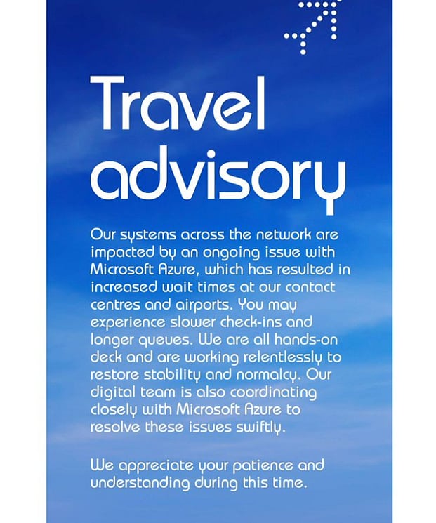 IndiGo statement on X